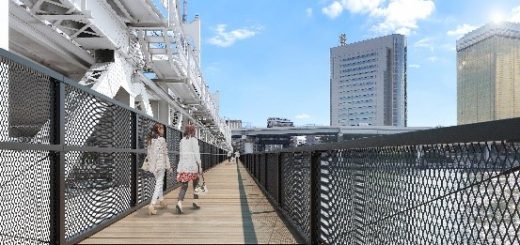 東京淺草要去晴空塔，以後可以用散步地過去