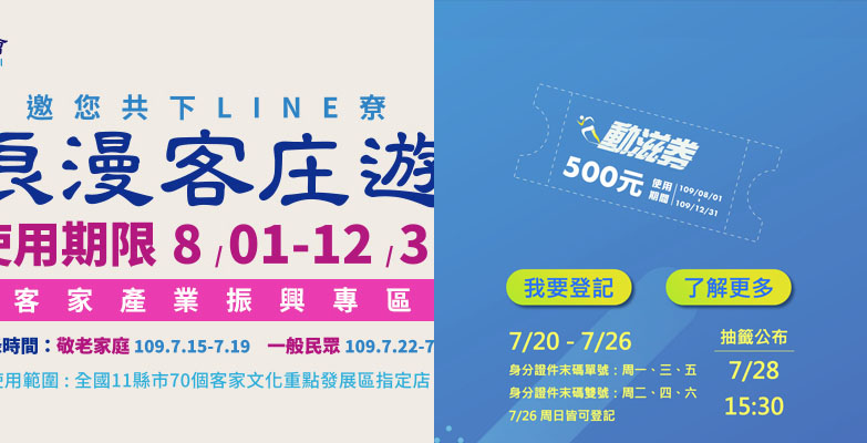 振興三倍券,藝FUn券,浪漫客庄遊,電子旅遊券,動滋券