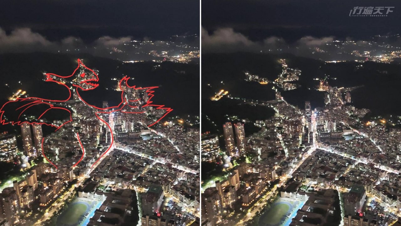 ▲台北的一隅貌似古代神獸。(圖片提供:台北101觀景台)