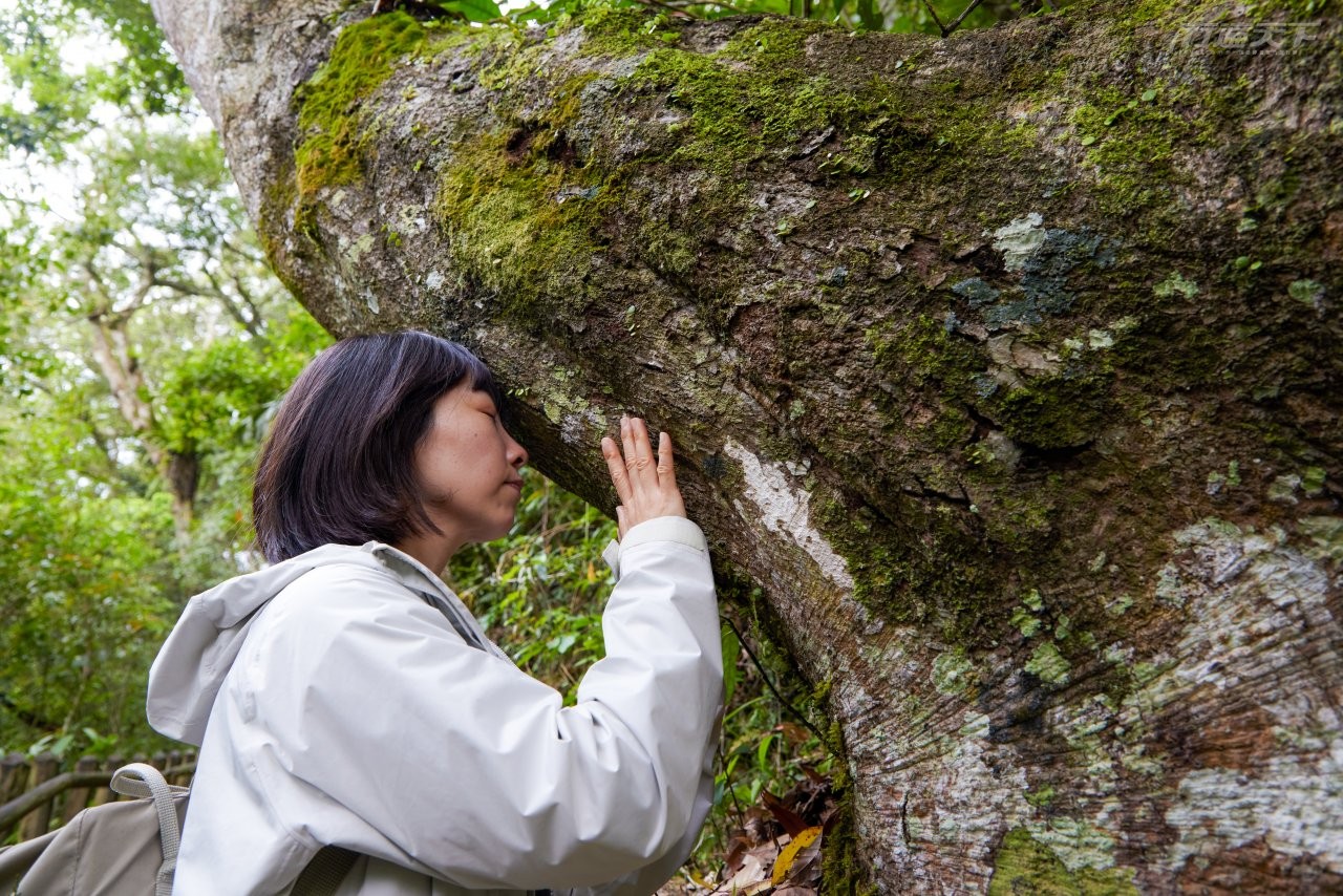 ▲帶著感恩的心,不留下垃圾,謝謝山給我們的感動。