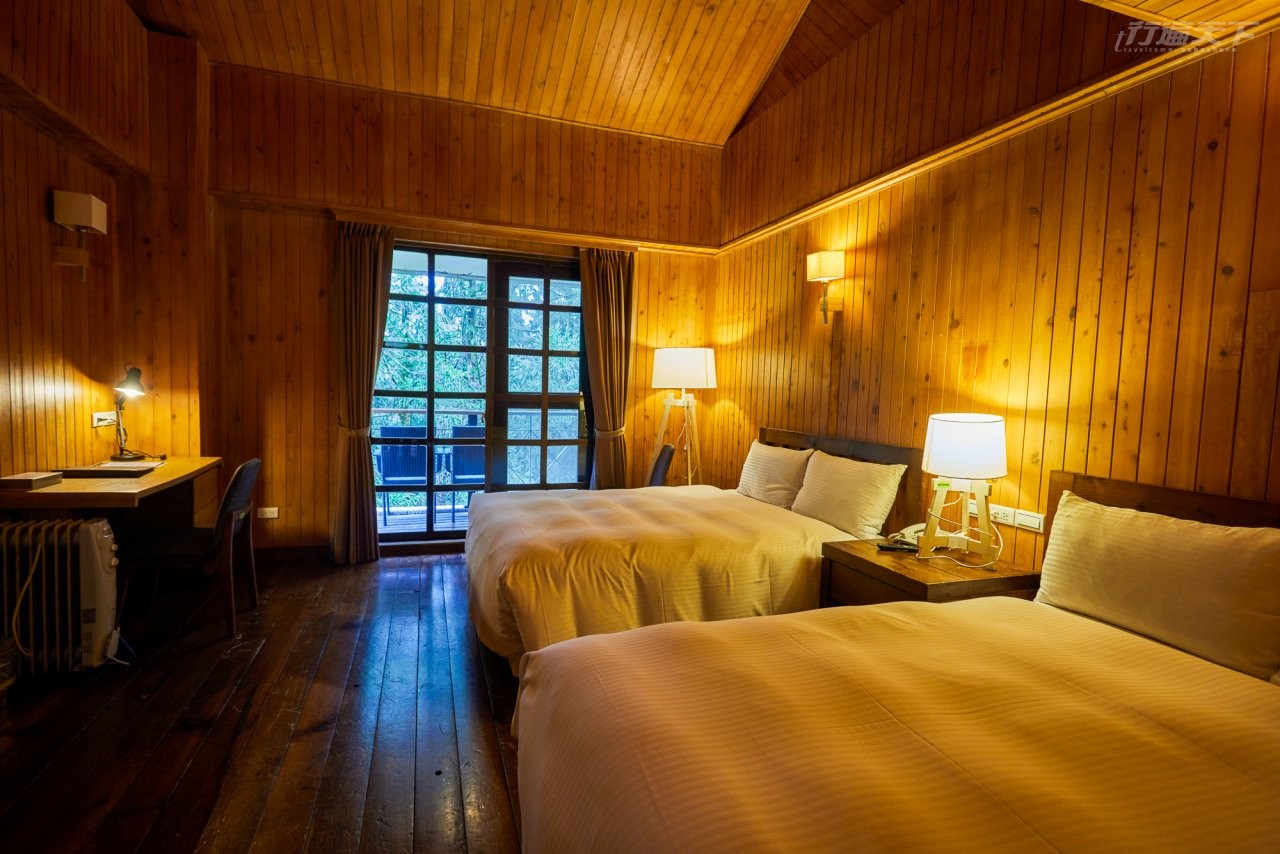 ▲明池山莊內住宿感受一夜好眠。