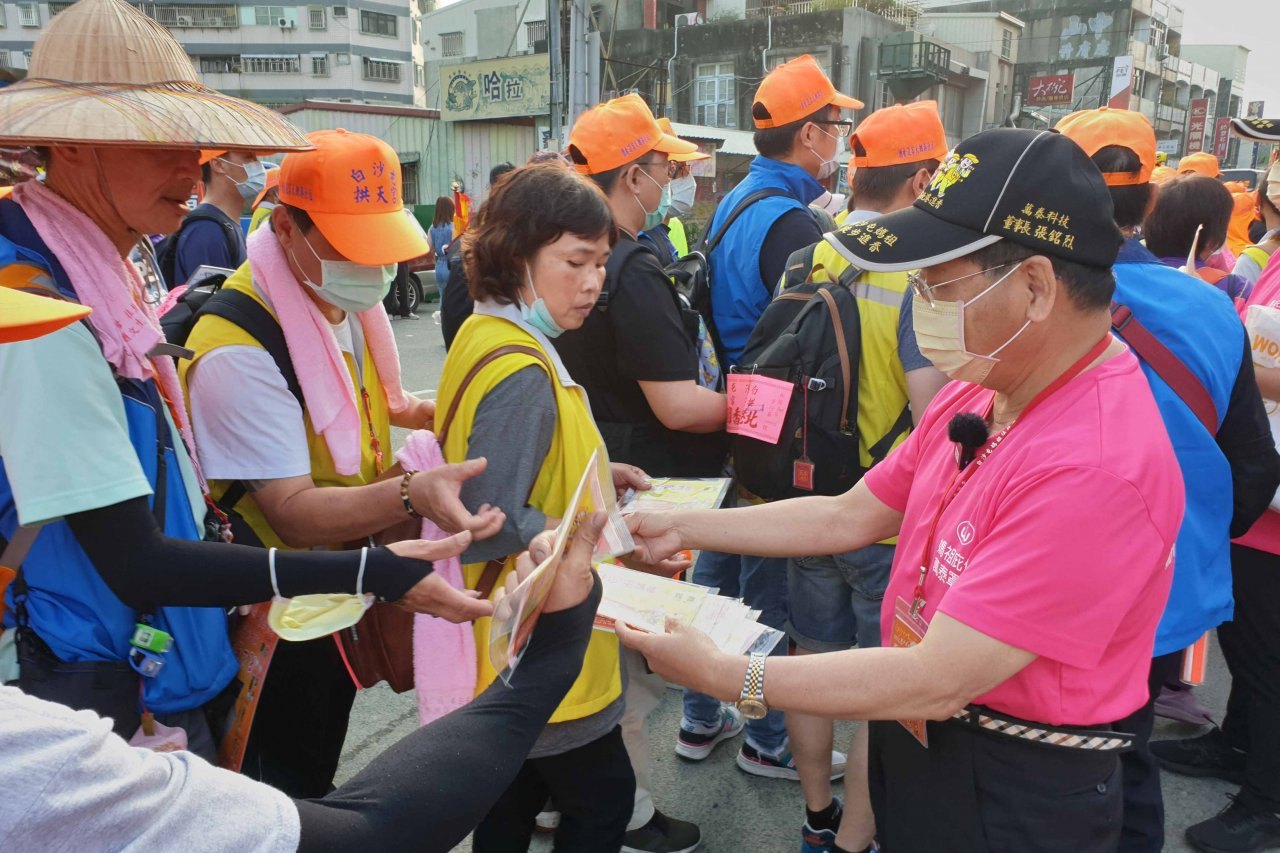 萬泰科技,口罩,白沙屯媽,進香