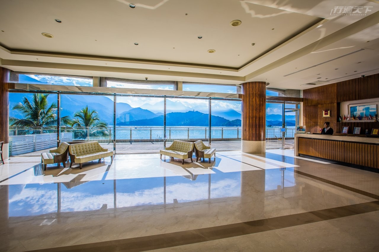 ▲日月潭大淶閣飯店擁有日月潭湖景第一排的絕佳地理優勢。