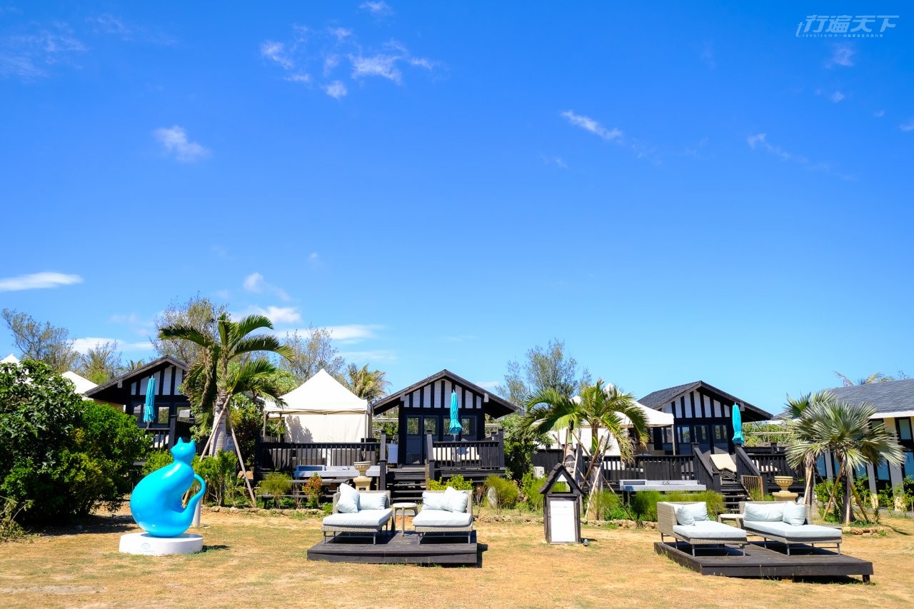 ▲面向海,一醒來就能看見墾丁的大海。