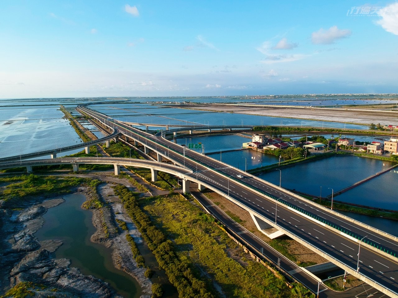 ▲濕地與潟湖上方是空拍禁區，在起飛前要注意。