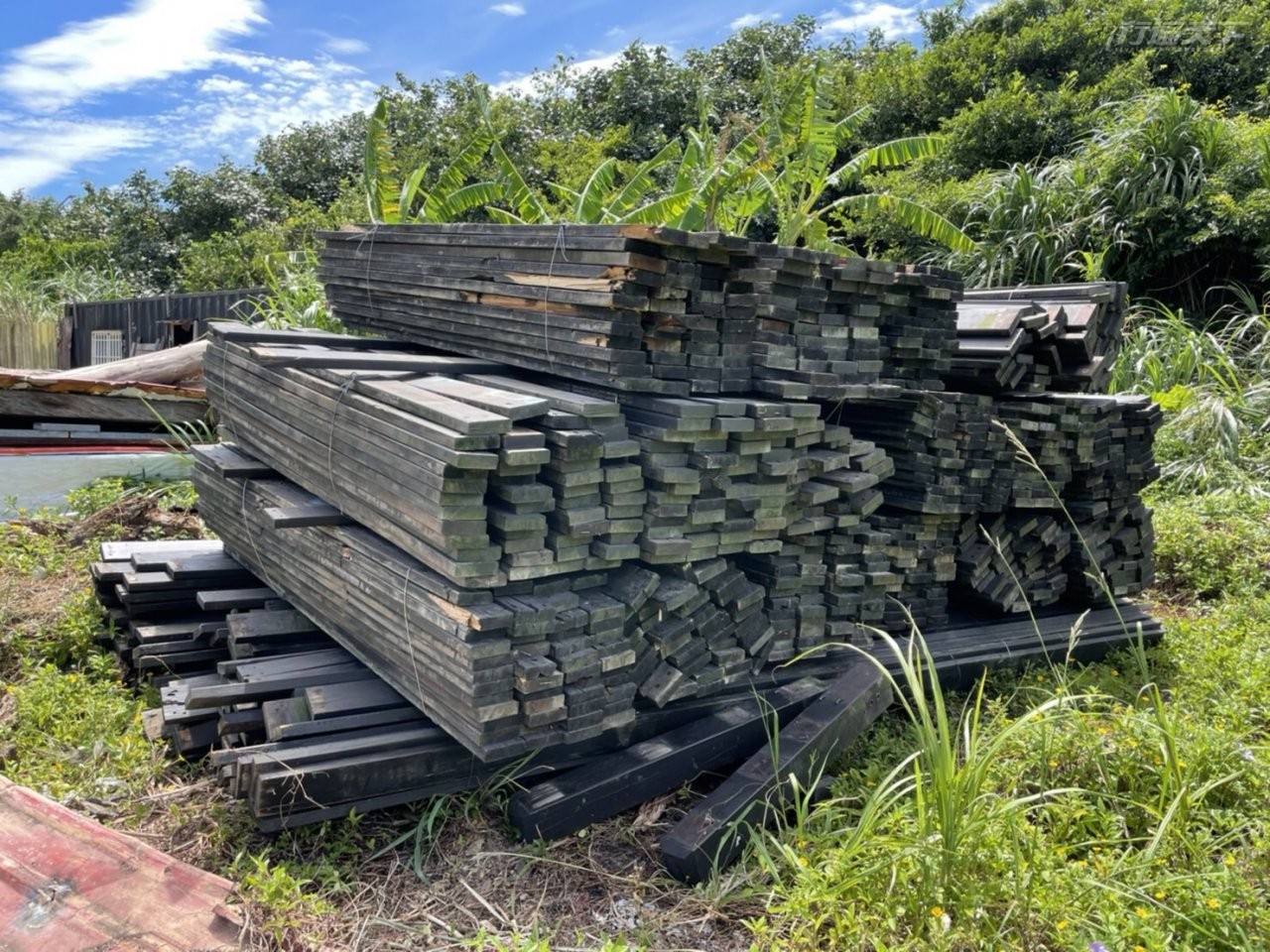 ▲卸除之木棧板也能賦予新生。(圖片提供:北觀處)