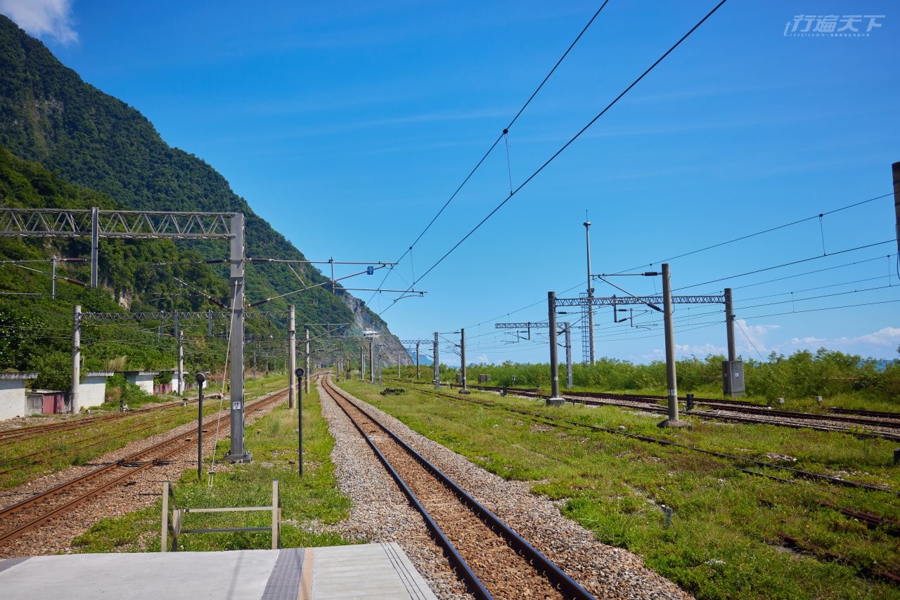 ▲漢本車站一天只有三個區間車停留。