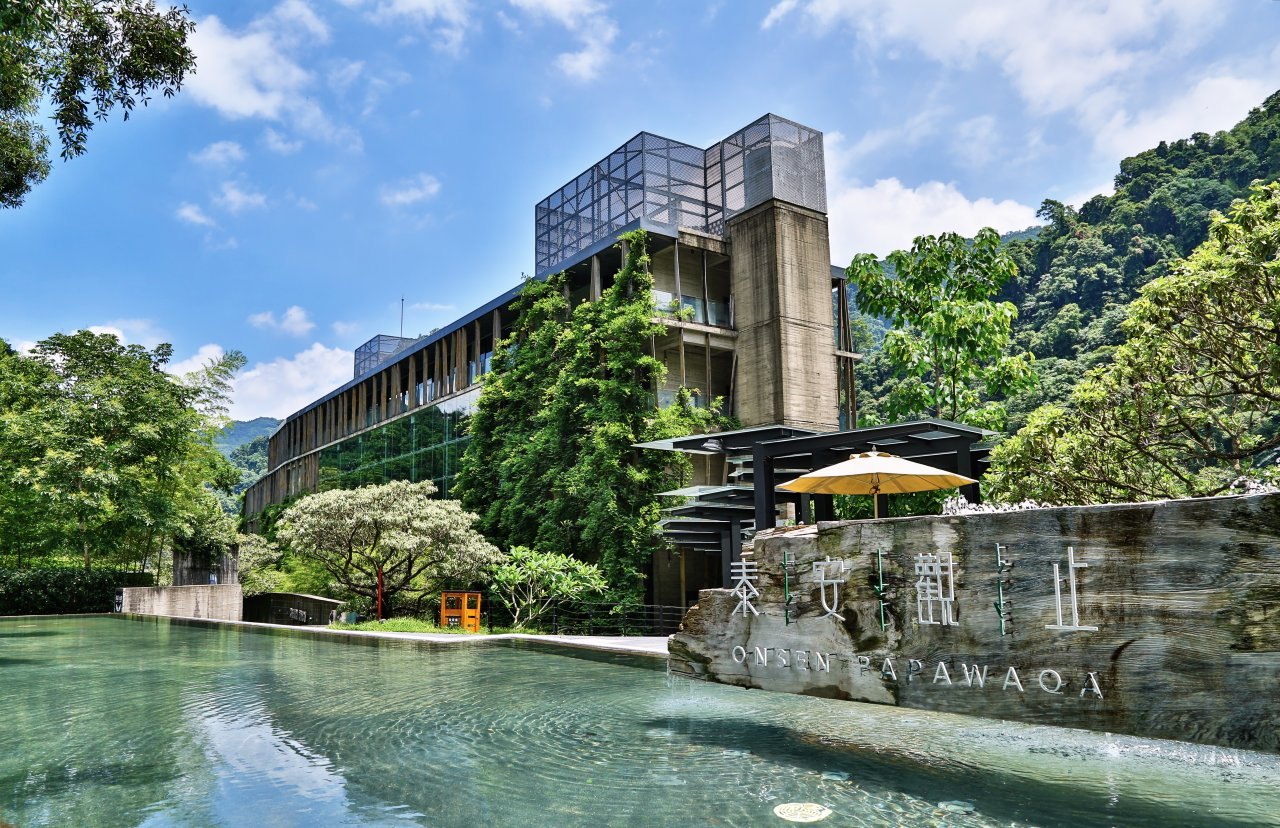 ▲觀止以生態變化為設計主題,呈現四季的感動。(圖片提供:泰安觀止溫泉會館)