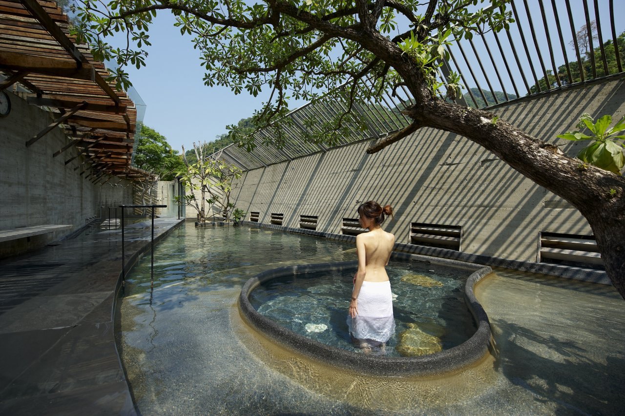 ▲女裸湯的設計又有另一番不同的風情。(圖片提供:泰安觀止溫泉會館)