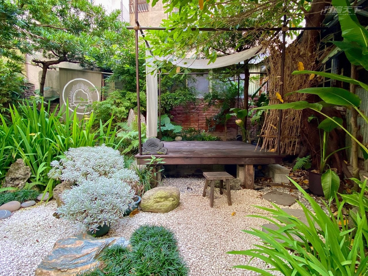 ▲在煩空茶寮發呆忘卻煩惱。