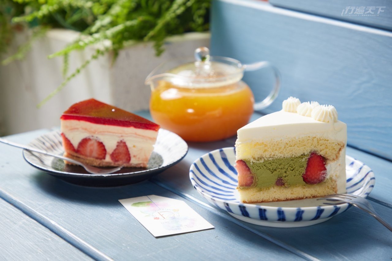 ▲下午茶:採用當季水果製成的每日手工戚風或起士蛋糕,搭配清新的水果茶。