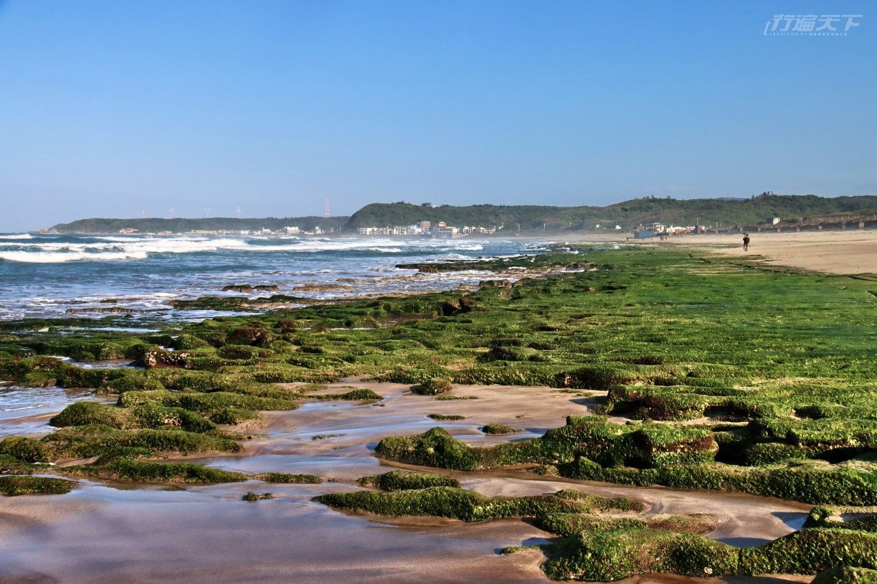 ▲特殊的綠石槽景觀,要看可得把握時間。