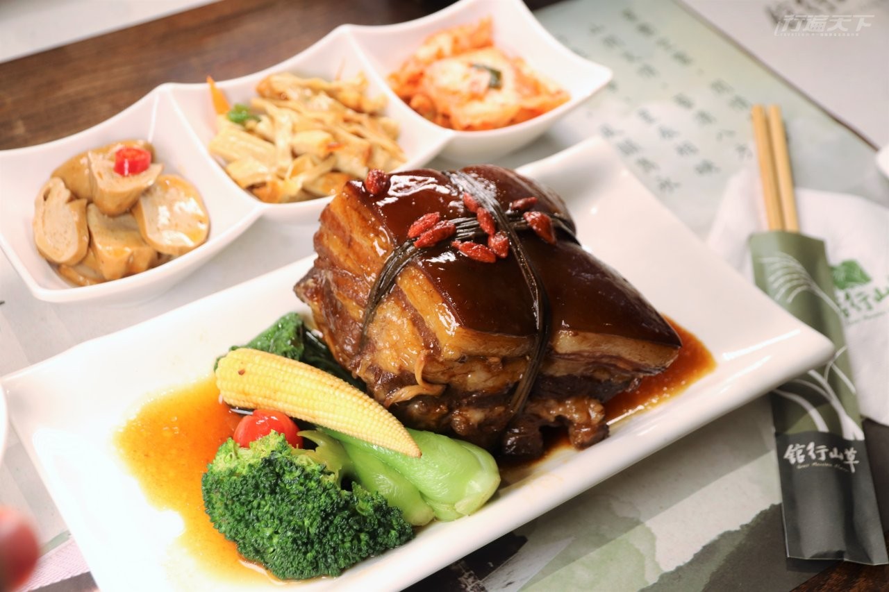 ▲口感肥而不膩的東坡肉齒頰留香。